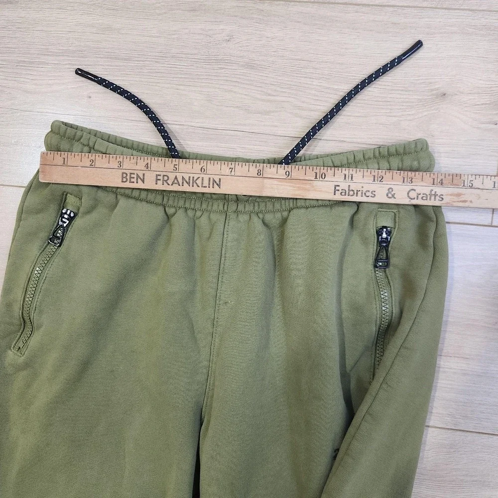 Jordan 23 Engineered Fleece Pants Mens Small Green Sweatpants Zip Pockets